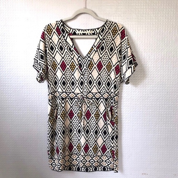 TWELFTH STREET by Cynthia Vincent Silk Print Dress - Picture 4 of 9